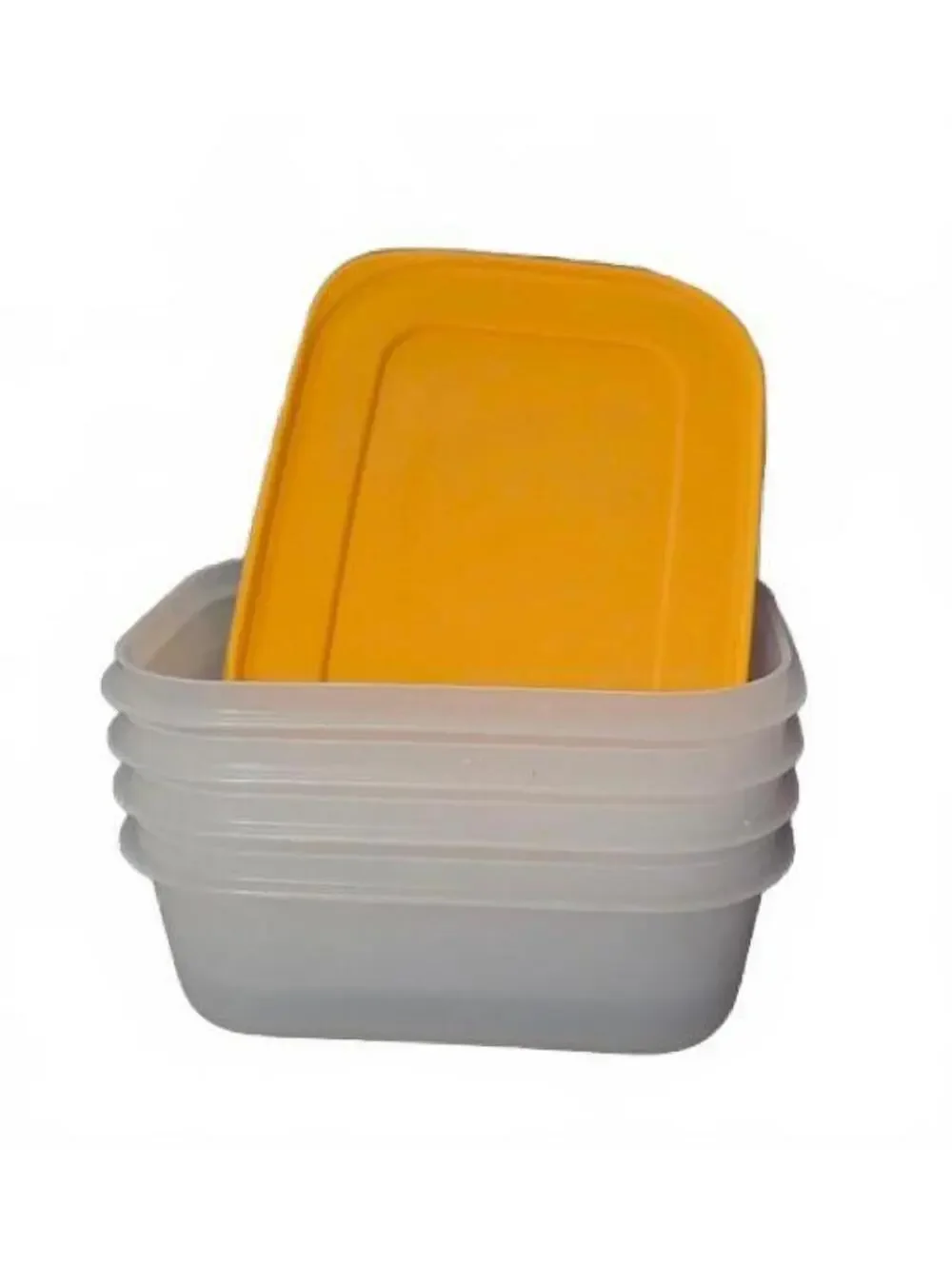 Tupperware Freezer Mates PLUS Small Shallow Container Set of 4